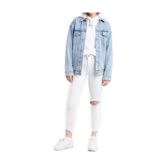 LEVI'S Denim - NEW LEVI'S hi rise skinny ankle jean in iced out